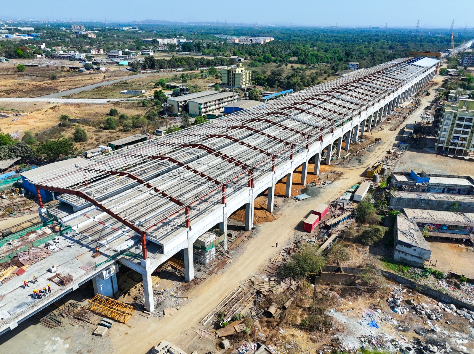 Segmental Casting Yard @ Ch. 483, Ahmedabad District